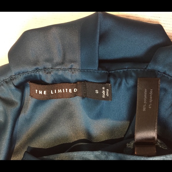 Dark Teal Summer Top by The Limited SZ S - Picture 6 of 7